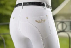 Lauria Garrelli by HKM Reithose -LG Basic- Stoff-Kniebesatz