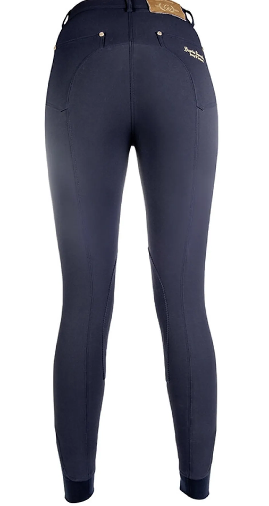 Lauria Garrelli by HKM Reithose -LG Basic- Stoff-Kniebesatz