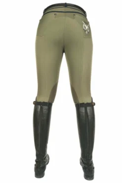 Lauria Garrelli by HKM Reithose -Polo classic- Alos Kniebesatz, Damengrösse 36, pink