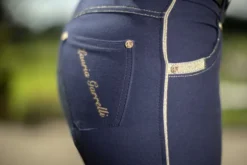 Lauria Garrelli by HKM Reithose -Queens piping- Dreiviertel Alos Besatz LIMITED