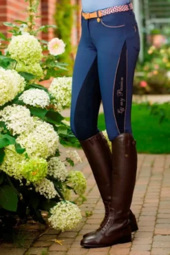 Lauria Garrelli by HKM Reithose -Golden Gate- Comfort Dreiviertel Alos Besatz