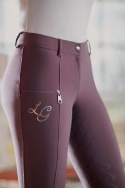 Lauria Garrelli by HKM Reithose -PAM- Silikon-Vollbesatz
