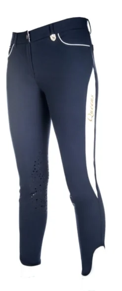 Lauria Garrelli by HKM Reithose -Queens- Silikon Kniebesatz