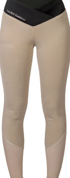 LAURIA GARRELLI by HKM Reitleggings -Limone- Silikon-Vollbesatz