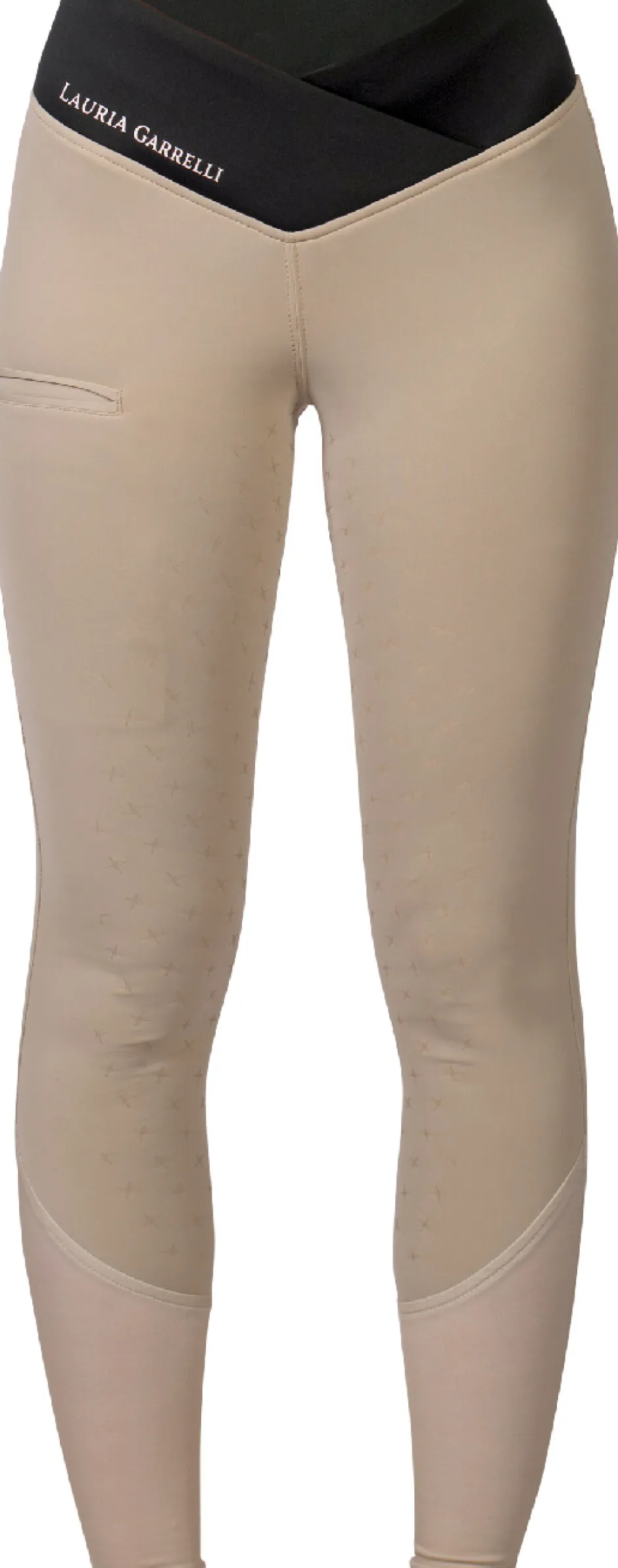 LAURIA GARRELLI by HKM Reitleggings -Limone- Silikon-Vollbesatz