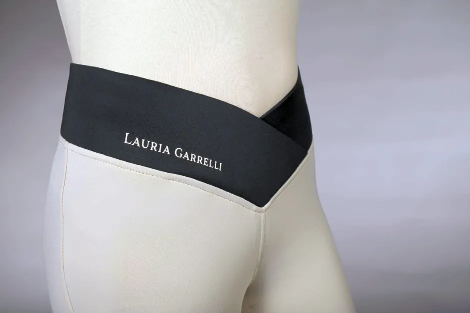 LAURIA GARRELLI by HKM Reitleggings -Limone- Silikon-Vollbesatz