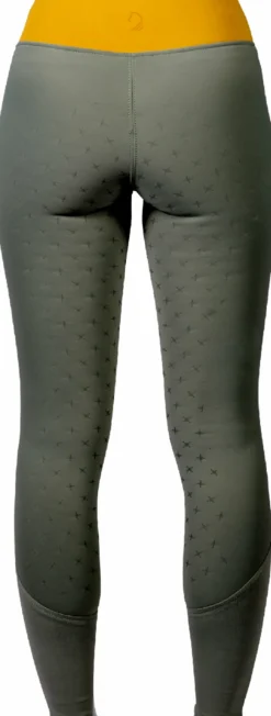 LAURIA GARRELLI by HKM Reitleggings -Limone- Silikon-Vollbesatz
