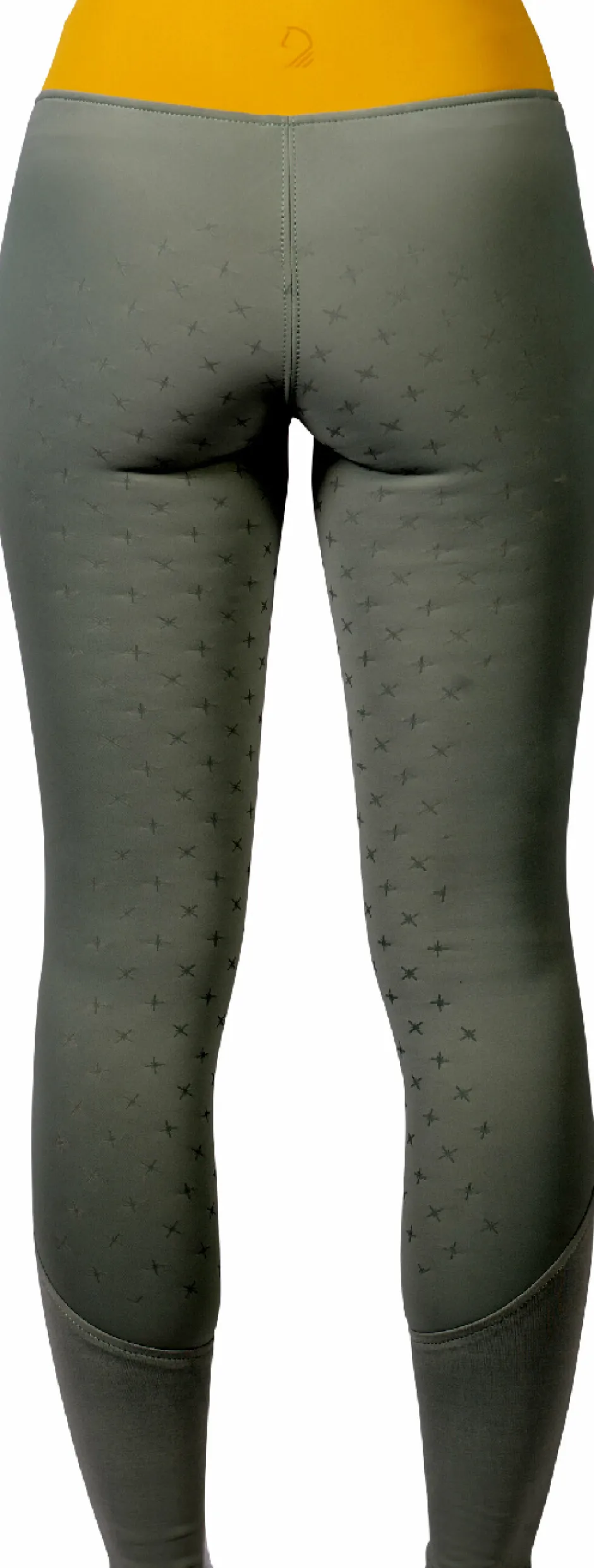 LAURIA GARRELLI by HKM Reitleggings -Limone- Silikon-Vollbesatz