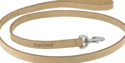 Lederleine DIEGO & LOUNA, Länge 150 cm, Breite 2,1 cm, natur