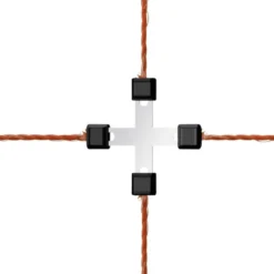 Litzclip Litzen-Kreuzverbinder 3 mm, (5 St./Blister), Edelstahl