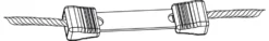 Litzenverbinder Litzclip 3 mm