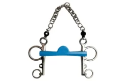 METALAB Flexi Pelhamgebiss, halbmond, lange Schenkel