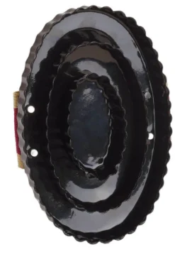 Metallstriegel, oval