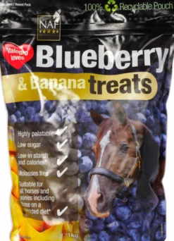 NAF Blaubeere-Banane-Leckerlis