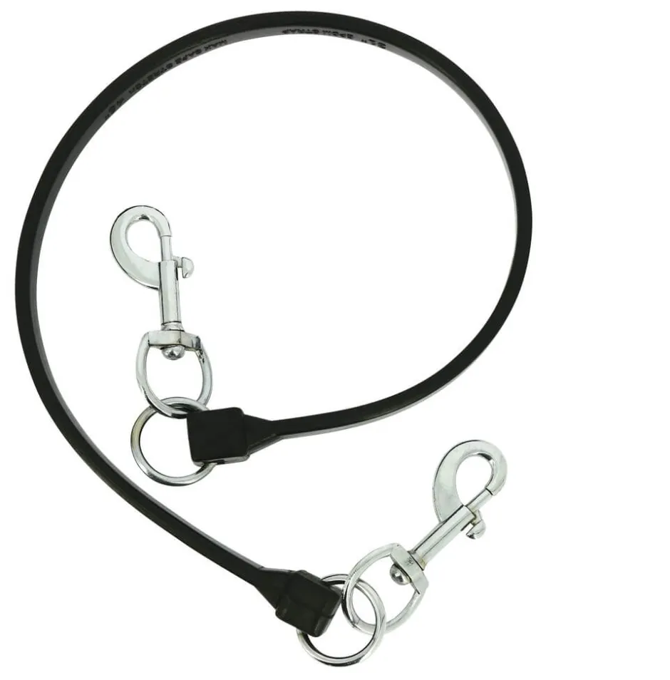 NORTON Anbindevorrichtung super dehnbar, Gummilänge 80 cm, gestreckte Länge 120 cm, schwarz