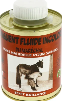 „Onguent Fluide“ von Maréchal (Huföl), farblos, 500 ml Topf (Pinsel integriert)