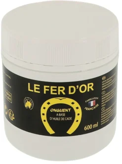„Onguent Fluide“ von Maréchal (Huföl), farblos, 500 ml Topf (Pinsel integriert)