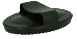 Ovaler Striegel aus Gummi, großes Modell, schwarz
