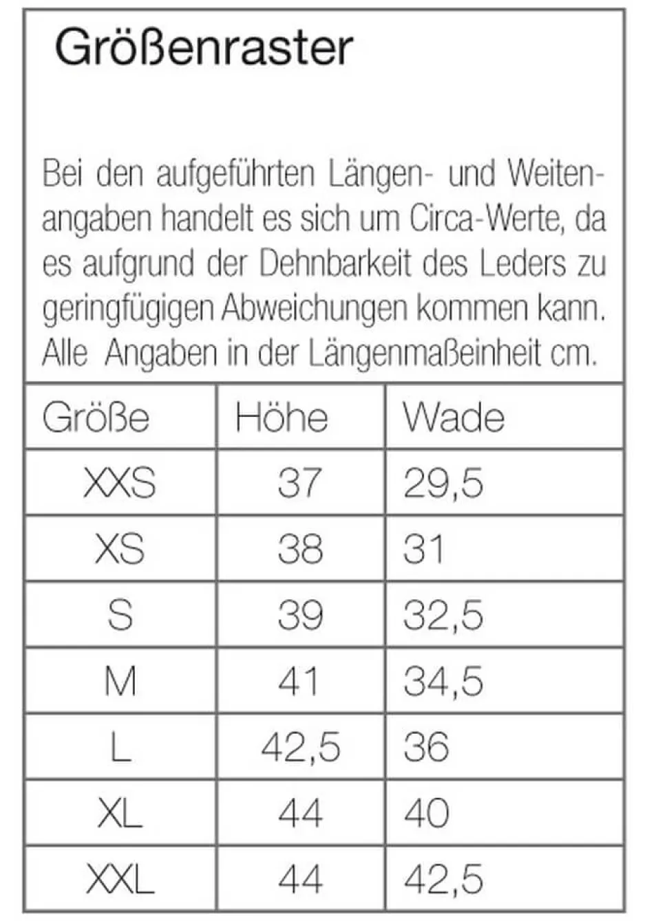 PFIFF Stiefelschäfte