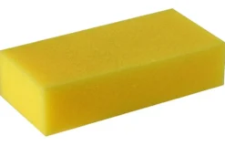 Rechteckiger Schwamm, 16 x 7,5 x 4 cm , gelb