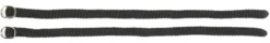 Sporenriemen aus geflochtenem Nylon, schwarz