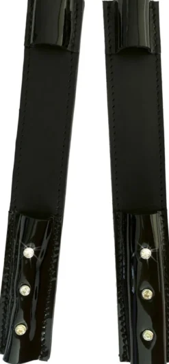 Sporenschutzüberzug mit Strass Steinchen, schwarz