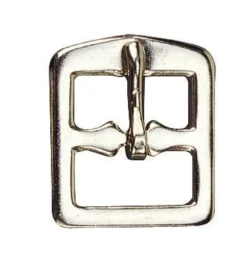 Steigbügelriemenschnalle, Stahl vernickelt, Breite 25 mm/1