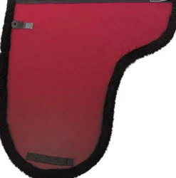 Stock-Satteldecke, bordeauxrot, schwarz eingefaßt