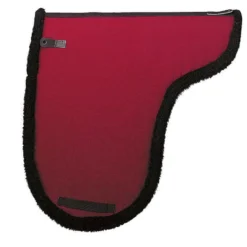 Stock-Satteldecke, bordeauxrot, schwarz eingefaßt