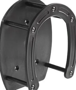 Trensenhalter in Hufeisenform, schwarz