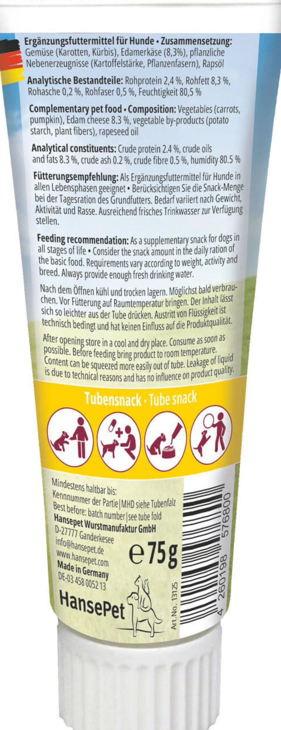 Tubidog Delikatess Käsecreme