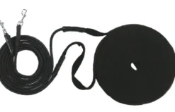 USG Doppellonge, soft, 16 m, schwarz