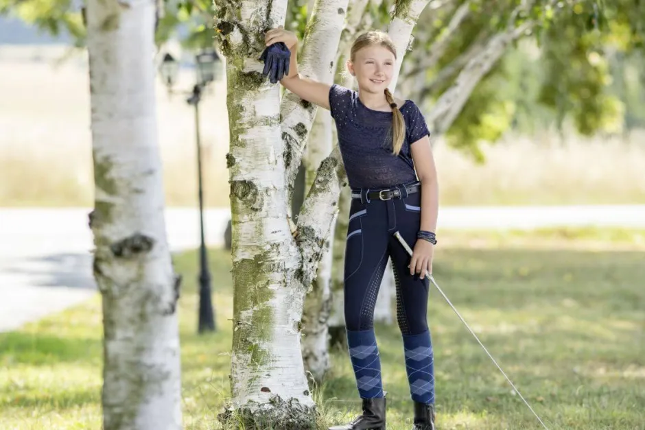 USG Kinderreithose "Ida Smart", Top-Grip Vollbesatz
