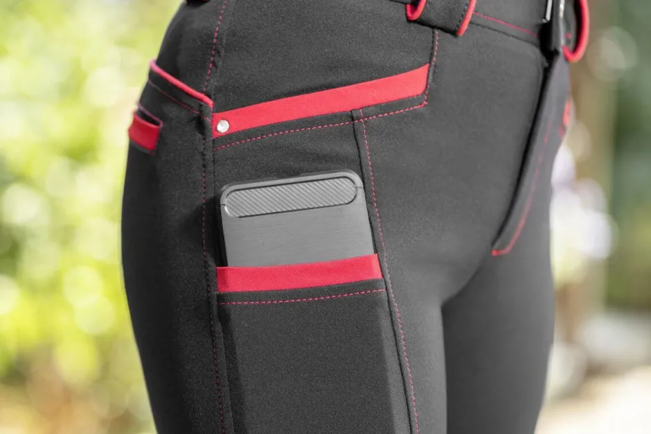 USG Kinderreithose "Ida Smart", Top-Grip Vollbesatz