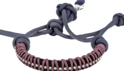USG Knotenhalfter, zweifarbig, Glitzersteine