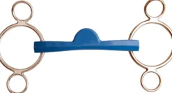 Verstellbares Gebiss METALAB Flexi 3-Ring, halbmond