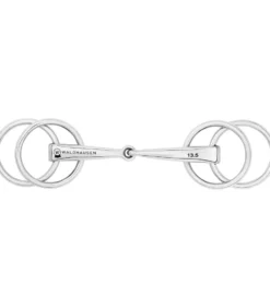 WALDHAUSEN Fahrgebiss, Wassertrense mit 4 Ringen