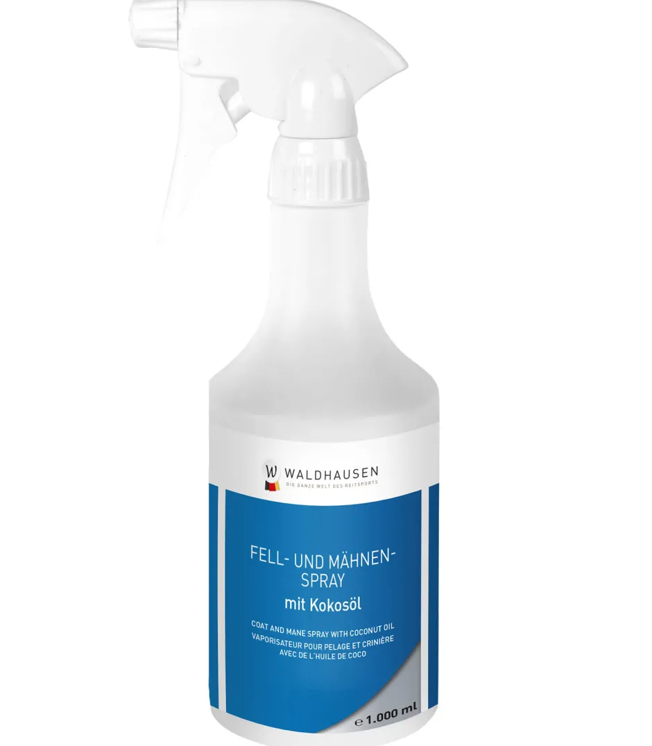 WALDHAUSEN Fell- und Mähnenspray mit Kokosöl, 1000 ml