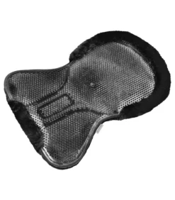 WALDHAUSEN Gelpad mit Synthetik-Fell, schwarz