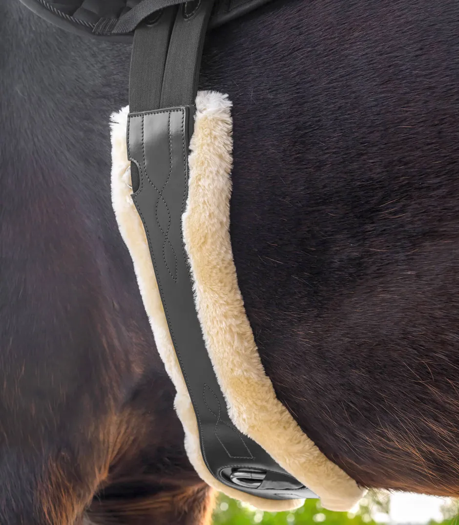 WALDHAUSEN Ledersattelgurt mit ECO Wool