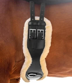 WALDHAUSEN Ledersattelgurt mit ECO Wool