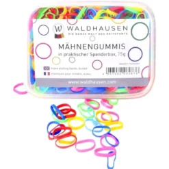 WALDHAUSEN Mähnengummis in Spenderbox, extra breit, multicolor