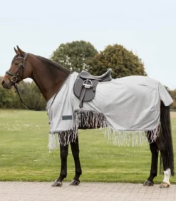WALDHAUSEN PROTECT Fliegenausreitdecke mit Fransen