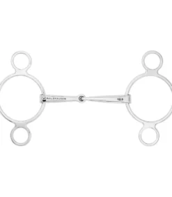WALDHAUSEN 3-Ring Gebiss, einfach gebrochen