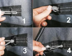 WALDHAUSEN Safe-Gum, 6er Set gemischt, silbergrau