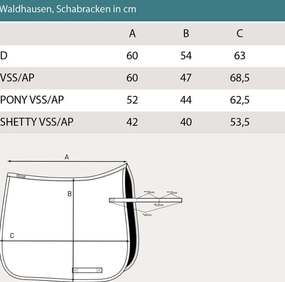 WALDHAUSEN Schabracke Classic