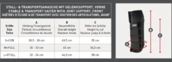 WALDHAUSEN Stall- & Transportgamasche mit Gelenksupport, vorne