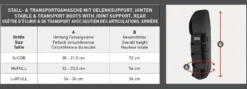 WALDHAUSEN Stall- & Transportgamasche mit Gelenksupport, hinten