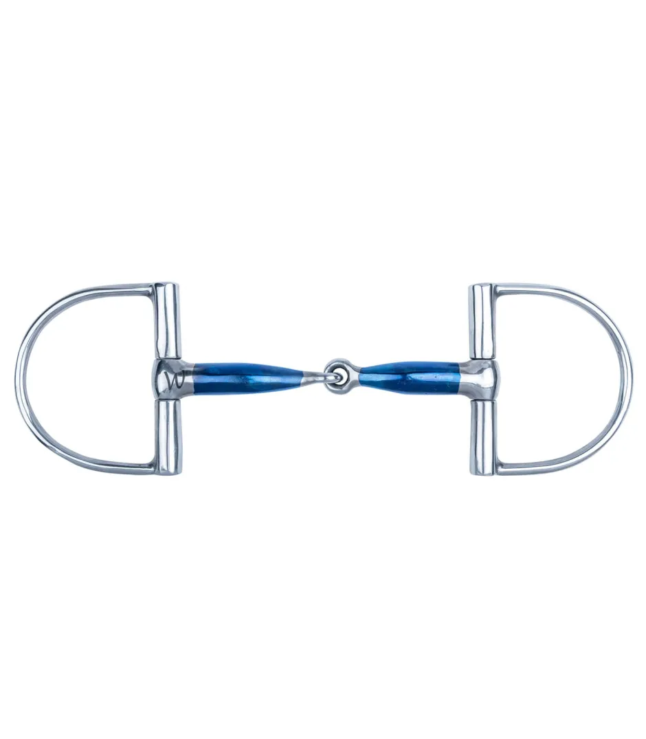 WALDHAUSEN Sweet Iron D-Ring Gebiss, einfach gebrochen