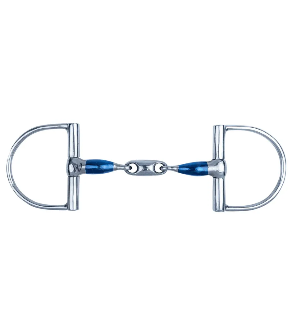WALDHAUSEN Sweet Iron D-Ring Gebiss, doppelt gebrochen